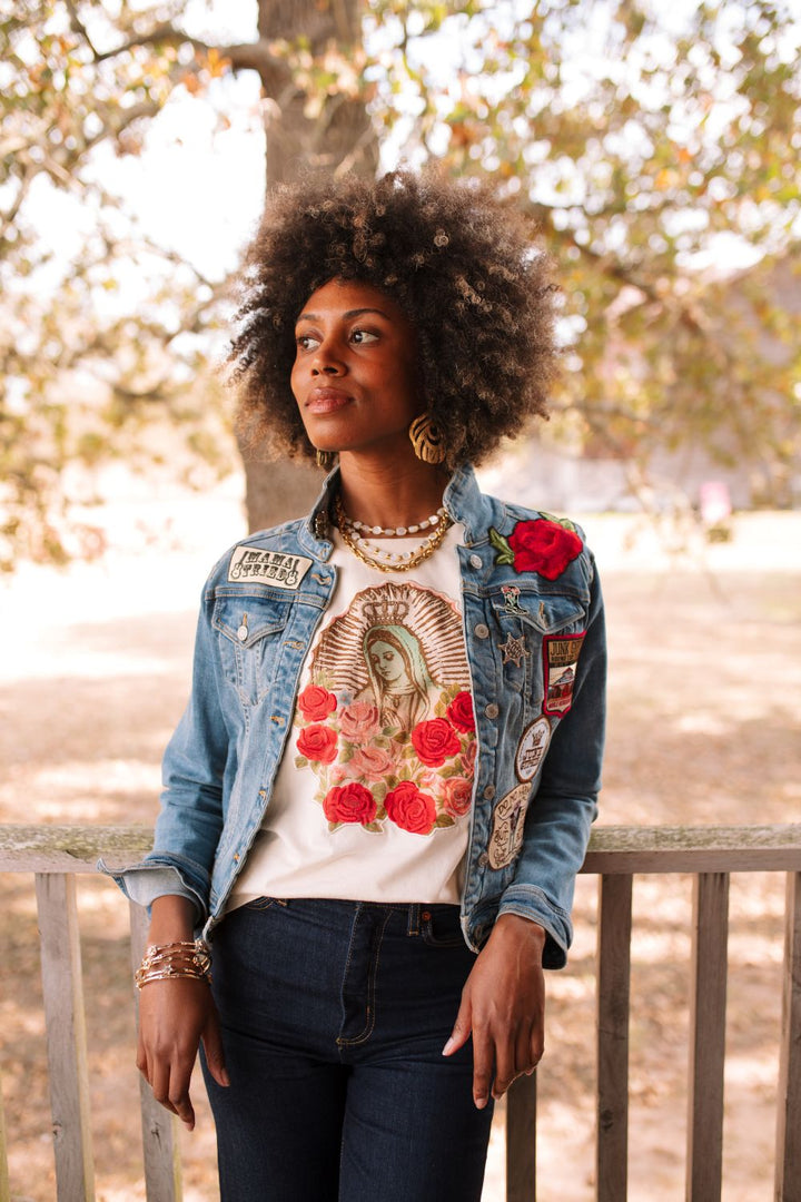 Our Lady of Roses Tee