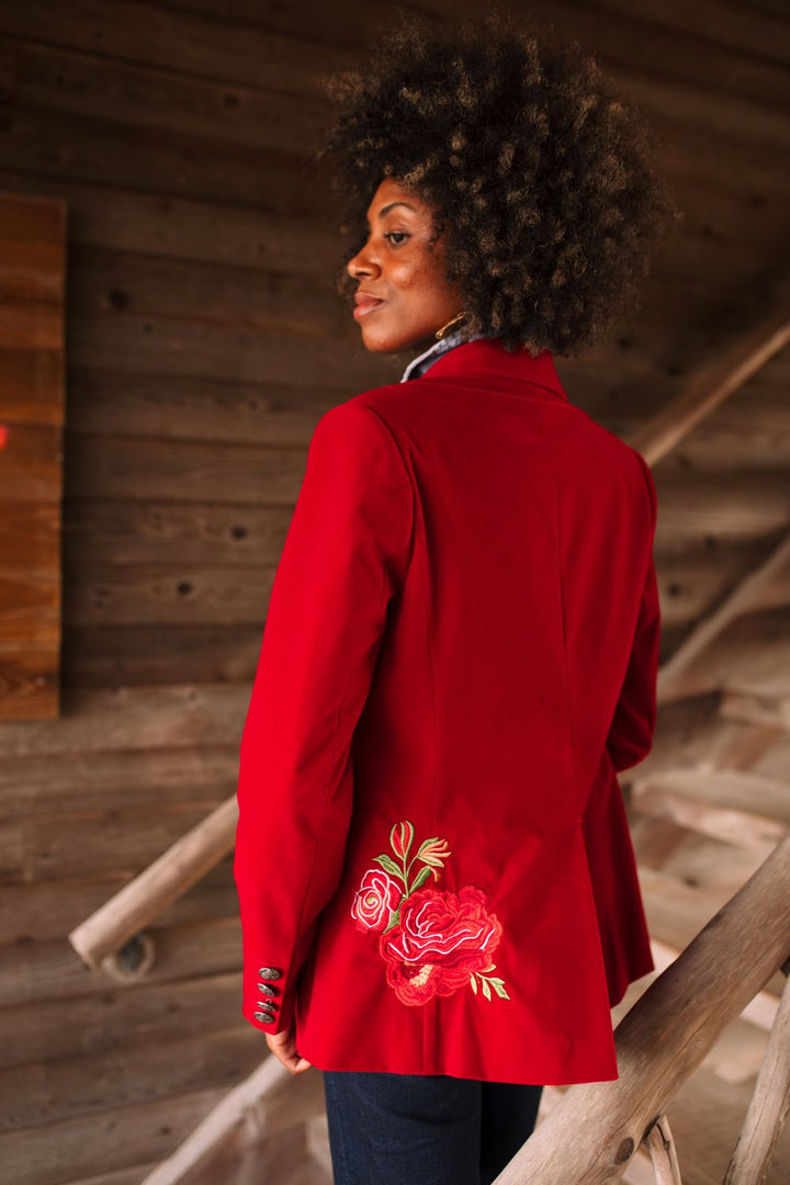 Red Velvet Jacket
