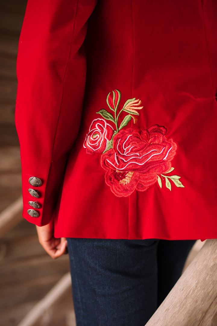 Red Velvet Jacket