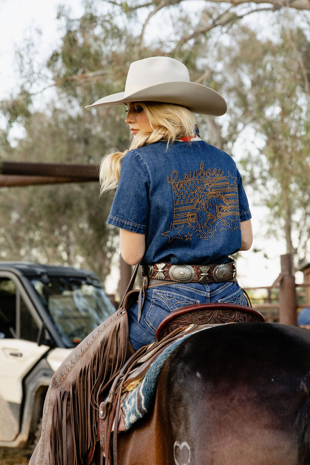 Freeman Ranch Denim Top