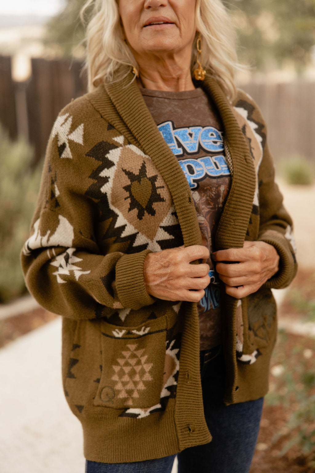 Great Basin Olive Cardigan