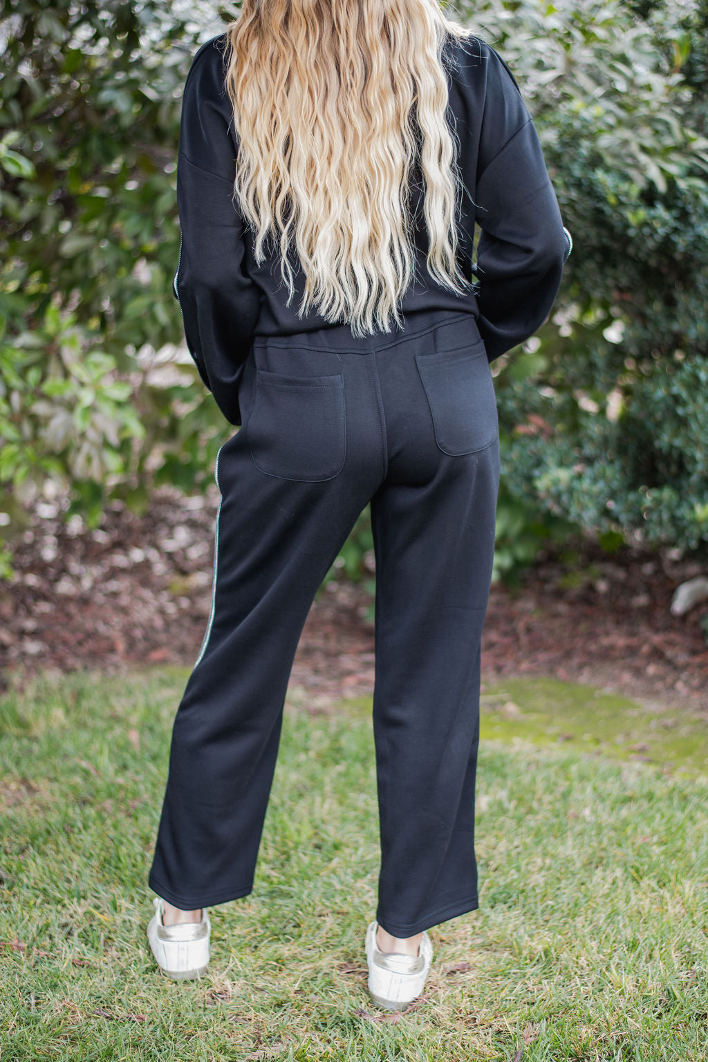 A Cowboy Has My Heart Black Pant