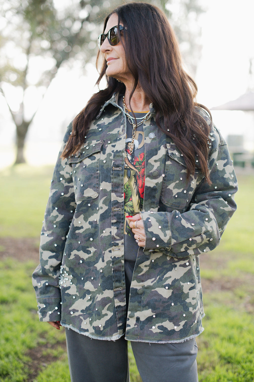 Camo Sparkle Jacket
