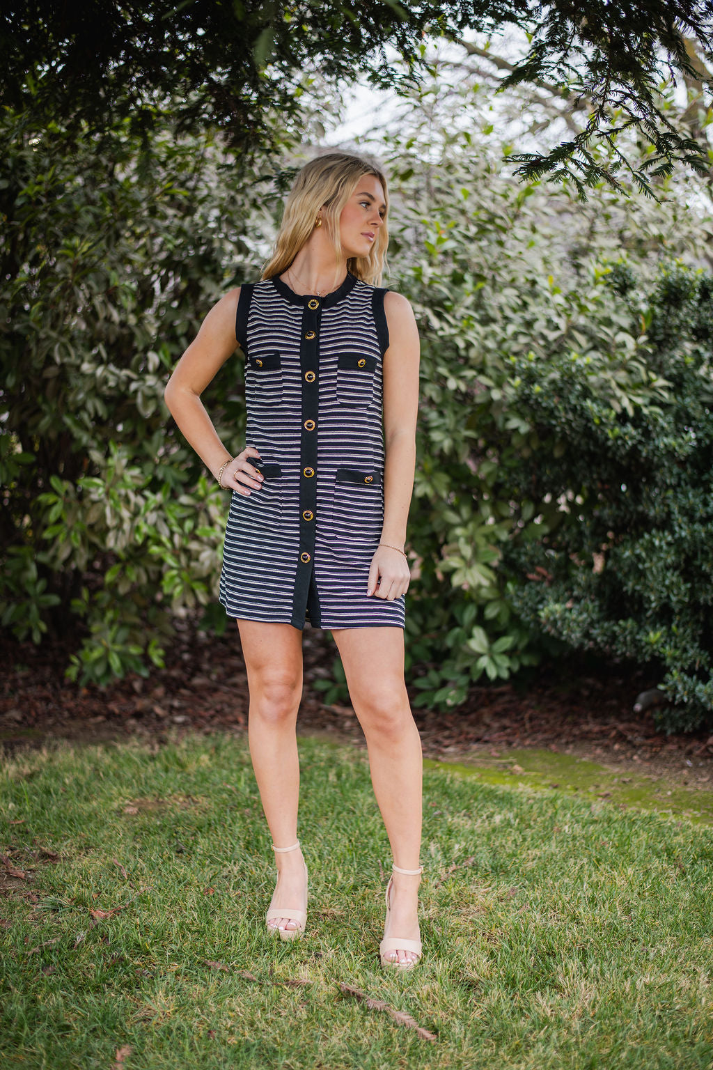 Stripped and Classy Dress