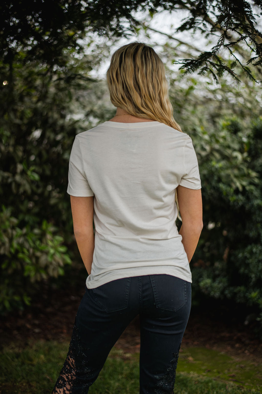 Don't Be a Lady Cream Tee
