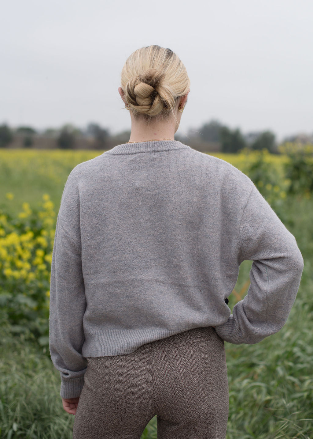 Pretty Gray Cardigan
