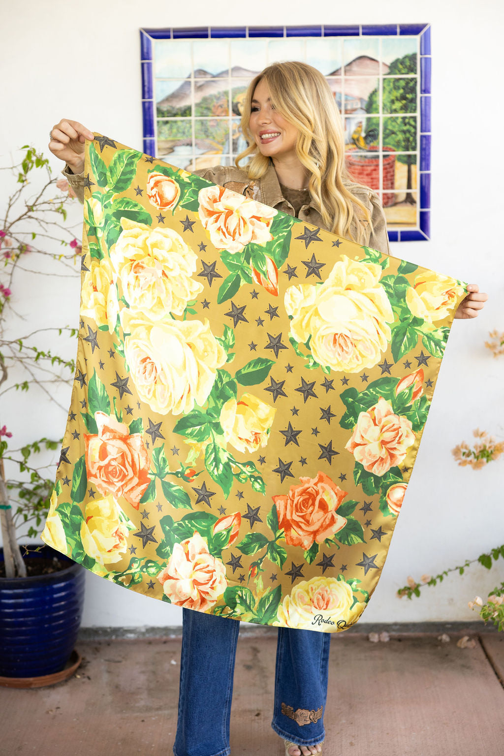Stars and Florals Wild Rag