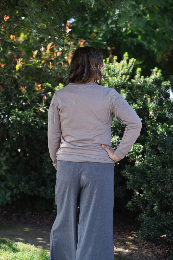 Studded Spur Sweatshirt