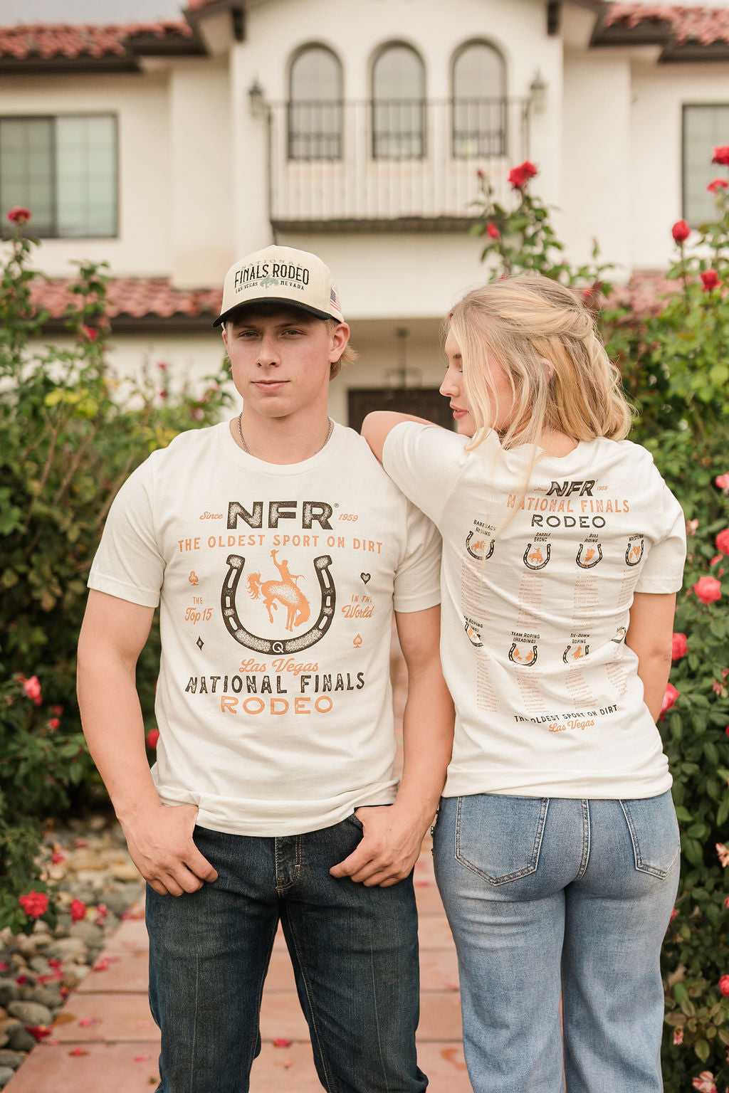 Vintage Horseshoe Cream Tee