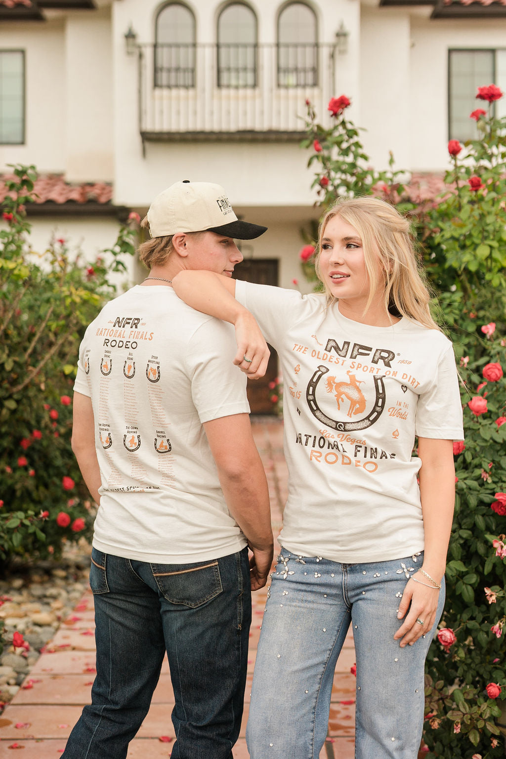Vintage Horseshoe Cream Tee