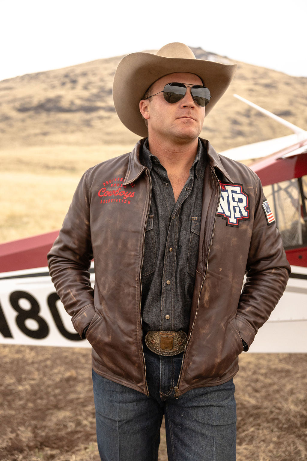 Outlaw NFR Leather Jacket