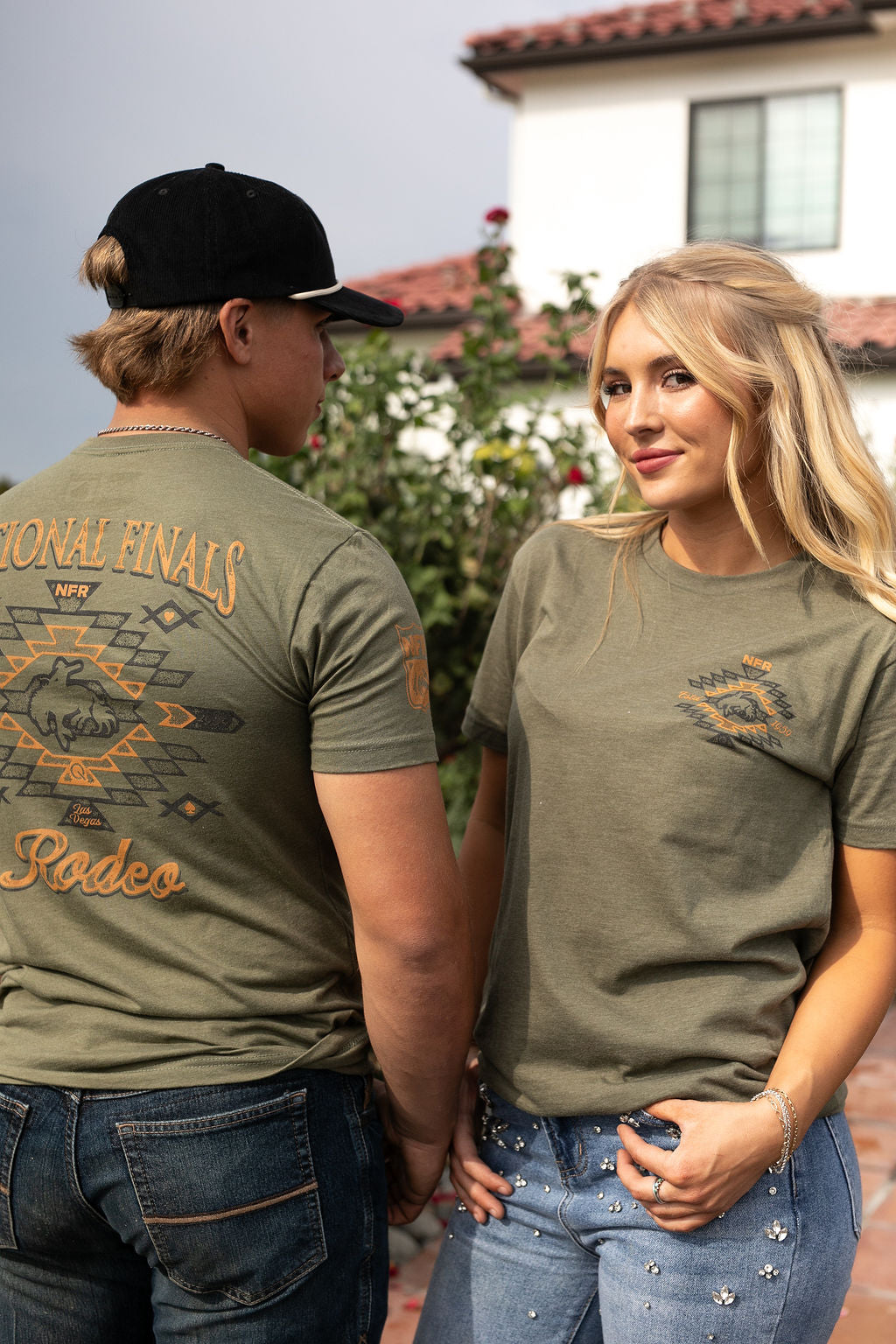 Southwest Olive Tee