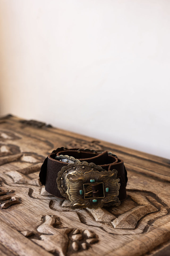 Turquoise Marvel Concho Belt
