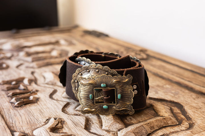 Turquoise Marvel Concho Belt