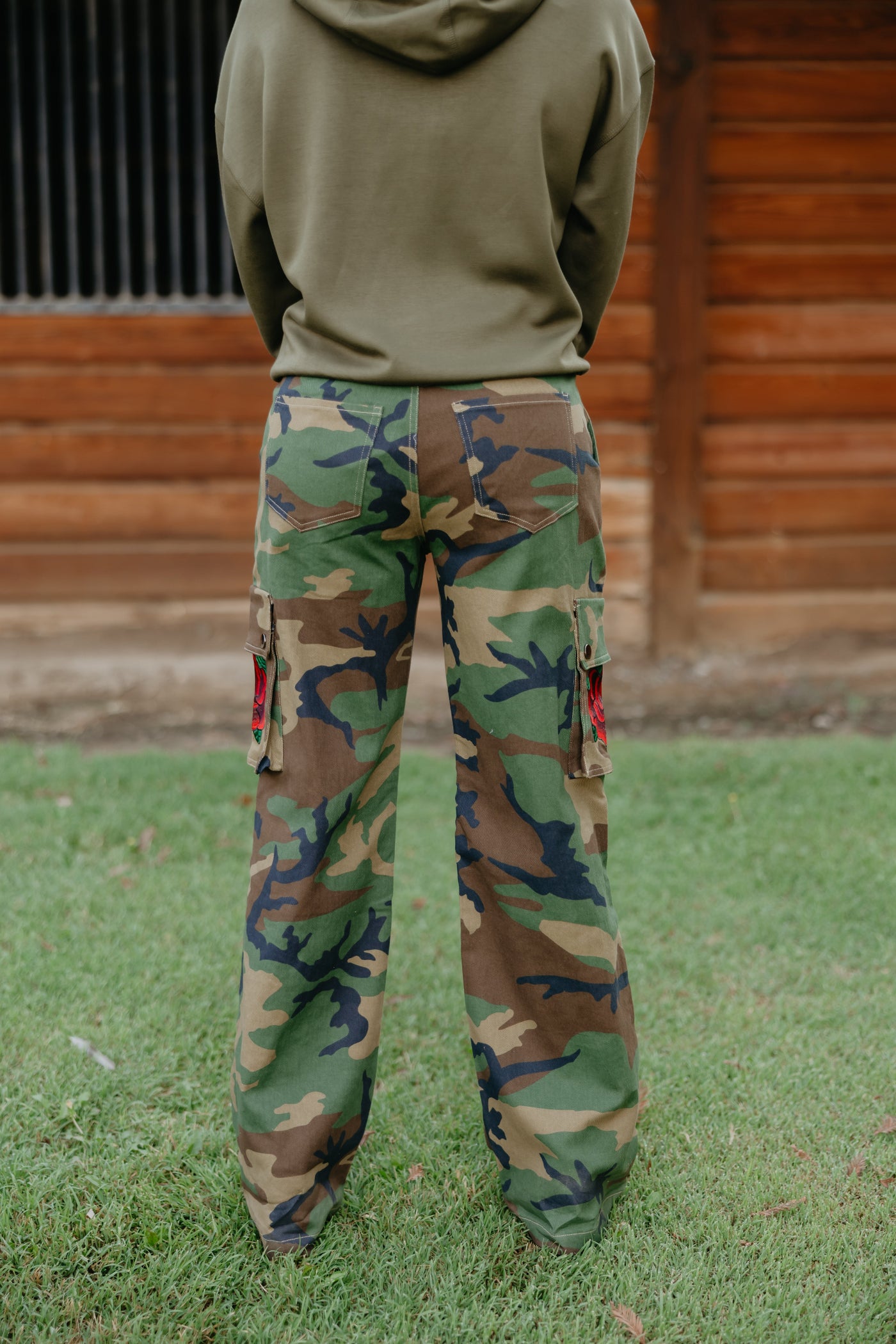 Heavenly Rose Camo Jean