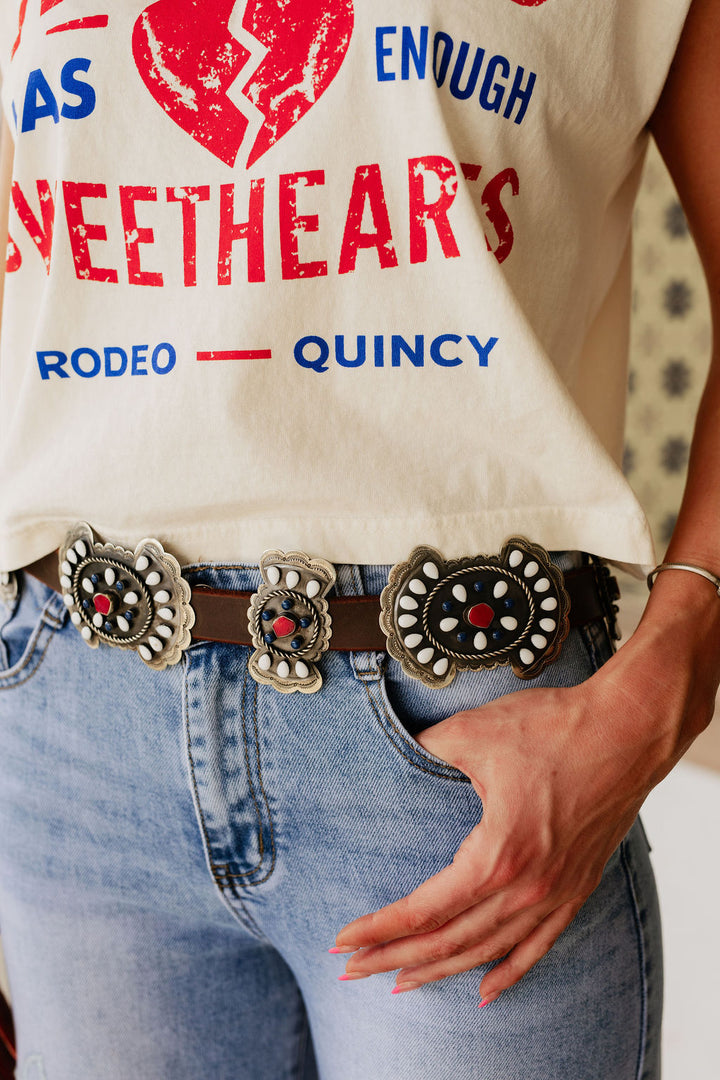 Firecracker Cowgirl Concho Belt