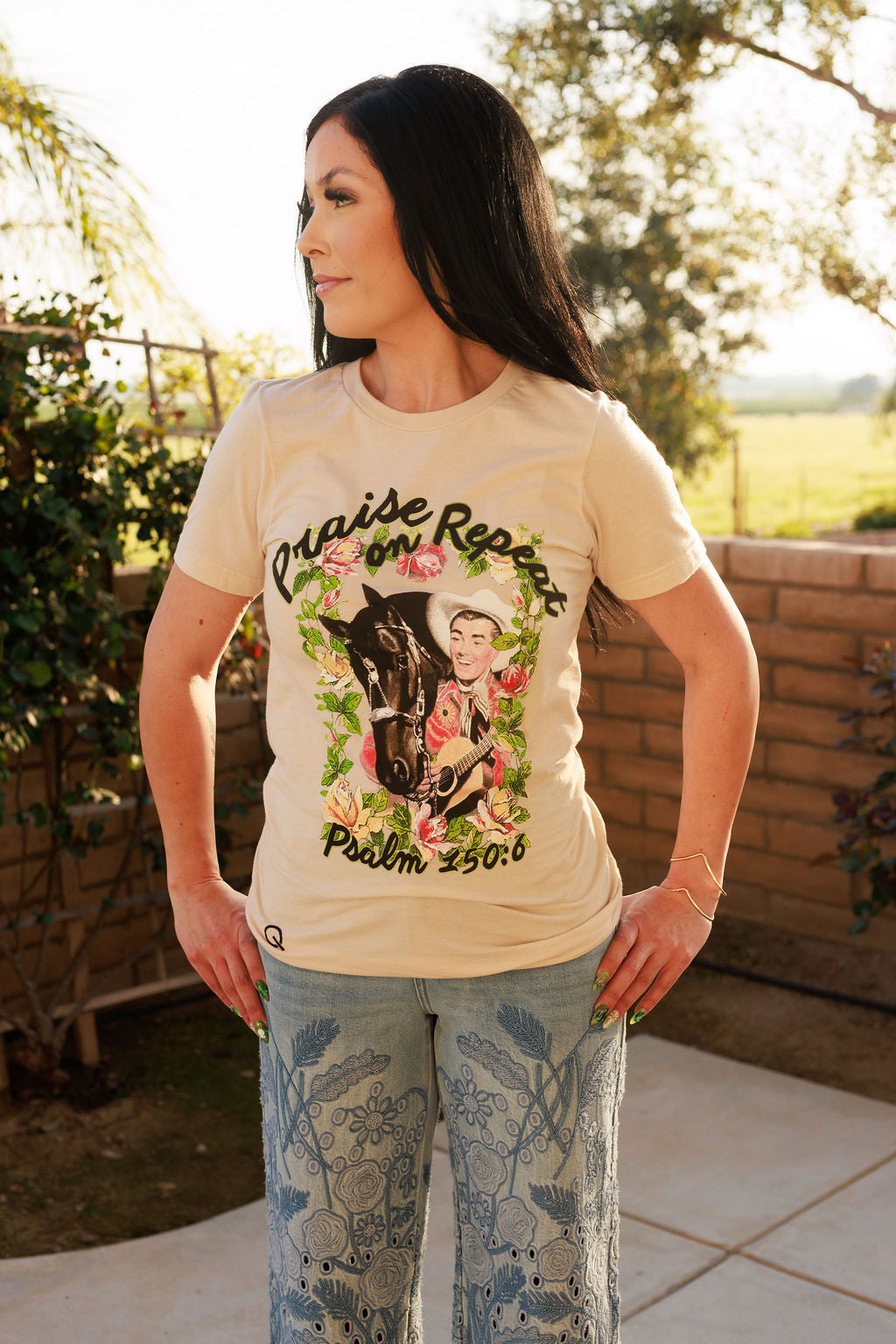 Praise On Repeat Tee