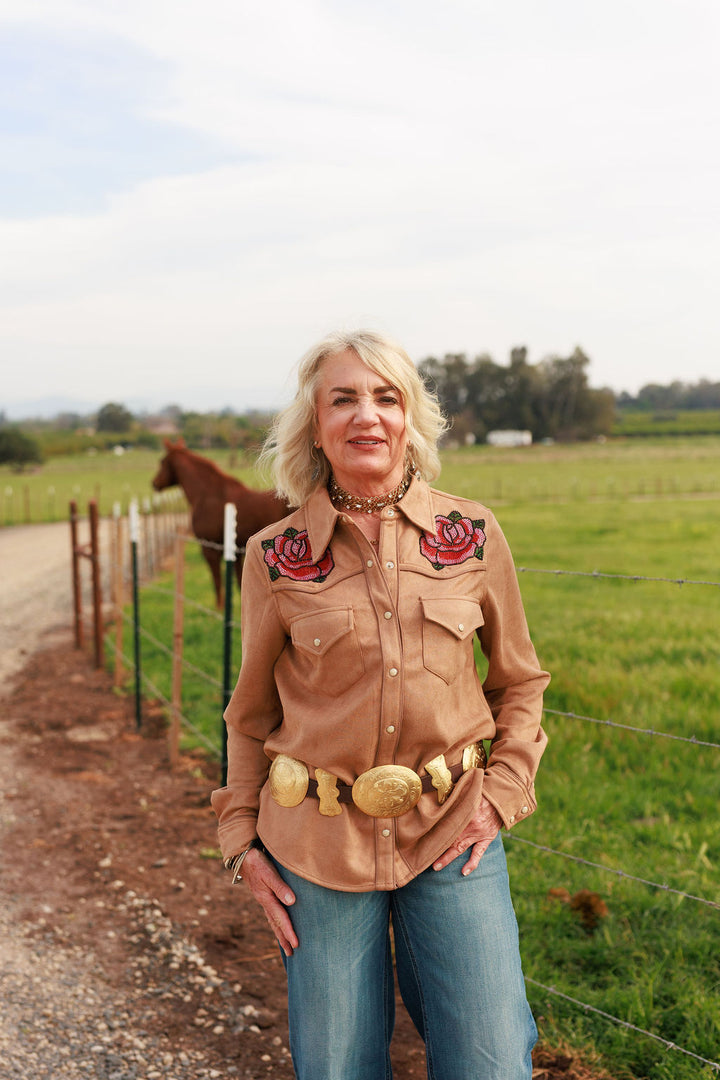 Greta's Gold Concho Belt