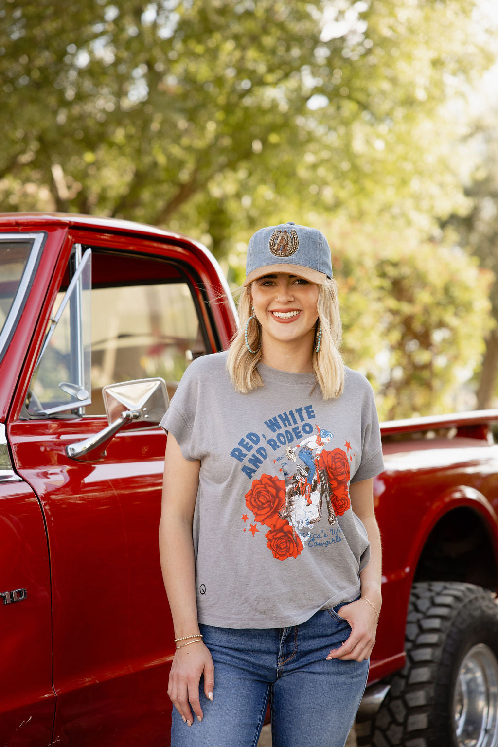Red, White & Rodeo Tee
