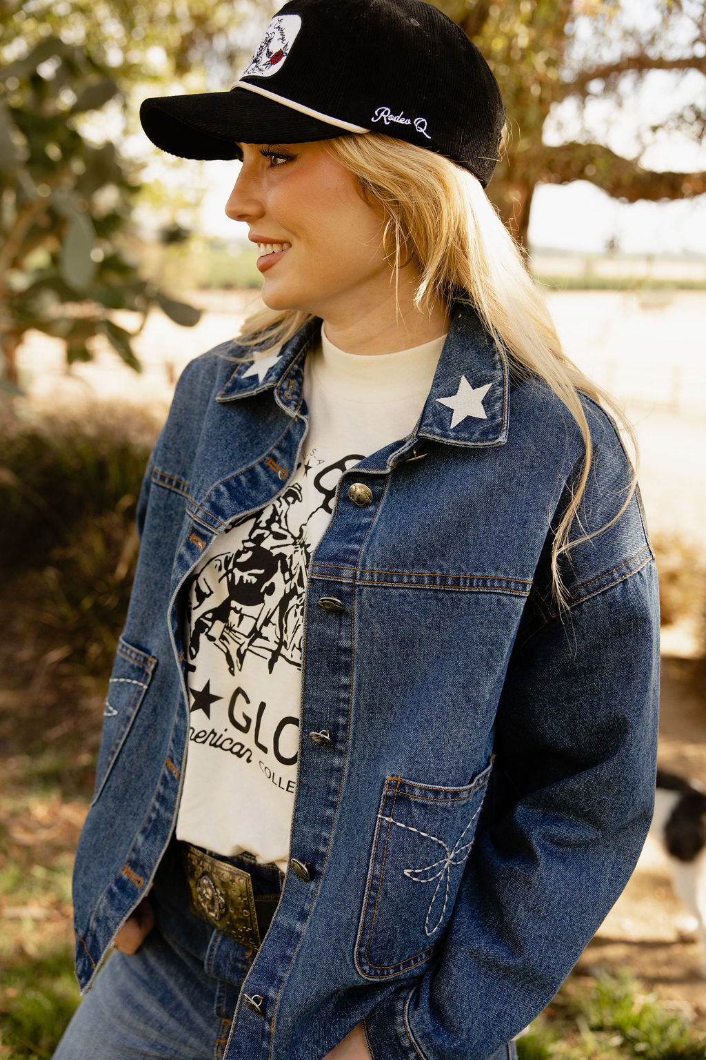 Saddle Up Cowgirl Denim Jacket