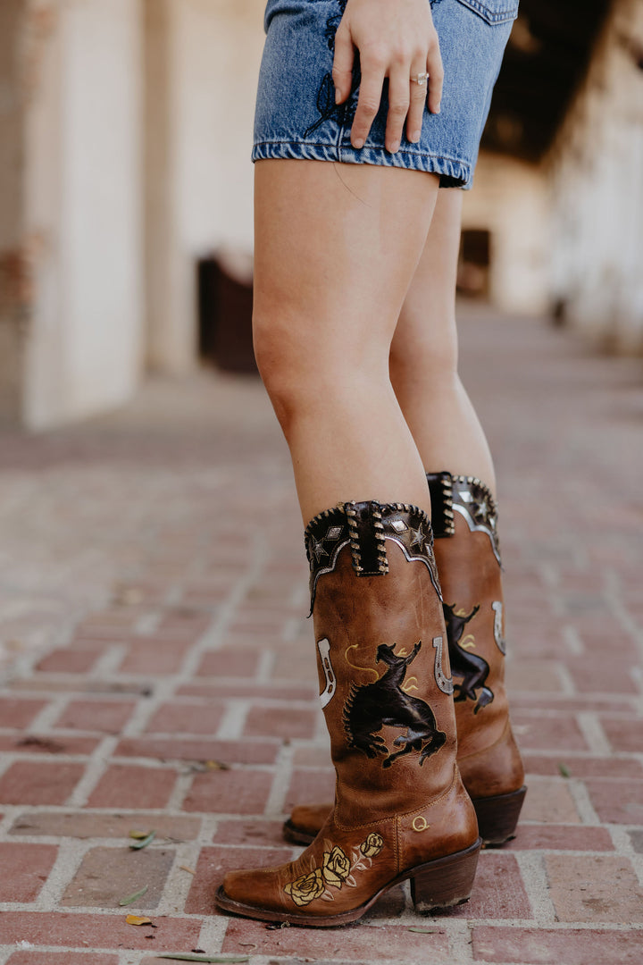 Rosa Amarilla Boot