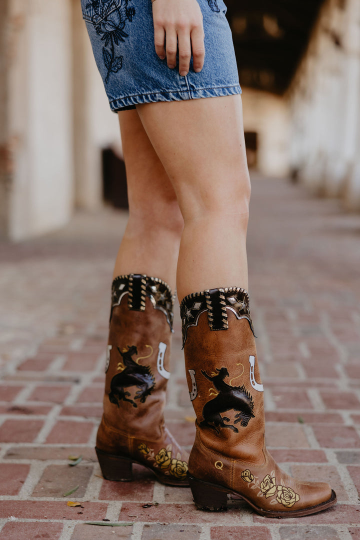 Rosa Amarilla Boot
