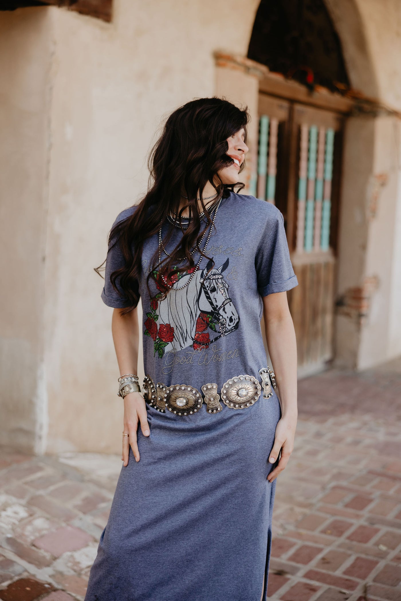 Clear as Crystal Concho Belt