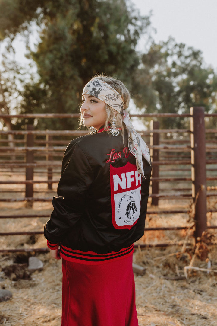 Black Classic NFR Bomber