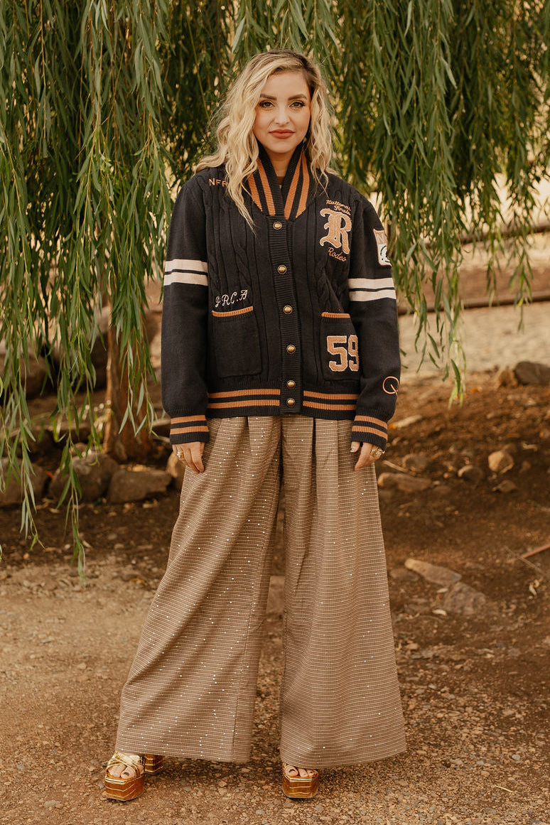 Pre-Order: Navy Varsity NFR Sweater
