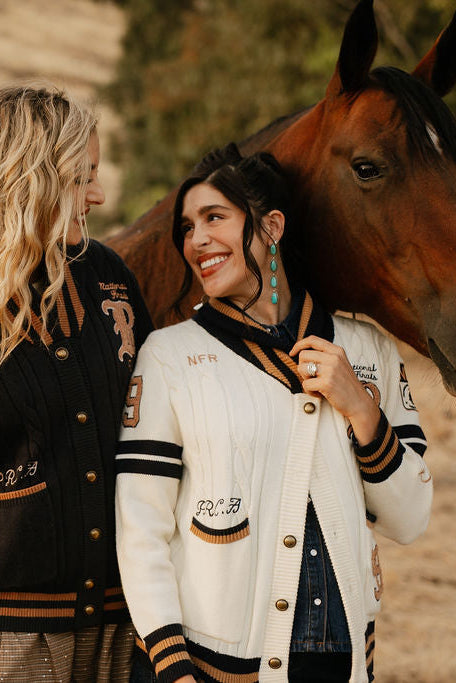 Pre-Order: Cream Varsity NFR Sweater