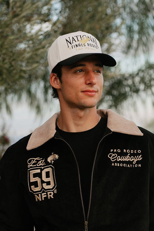 Cream & Black NFR Cap