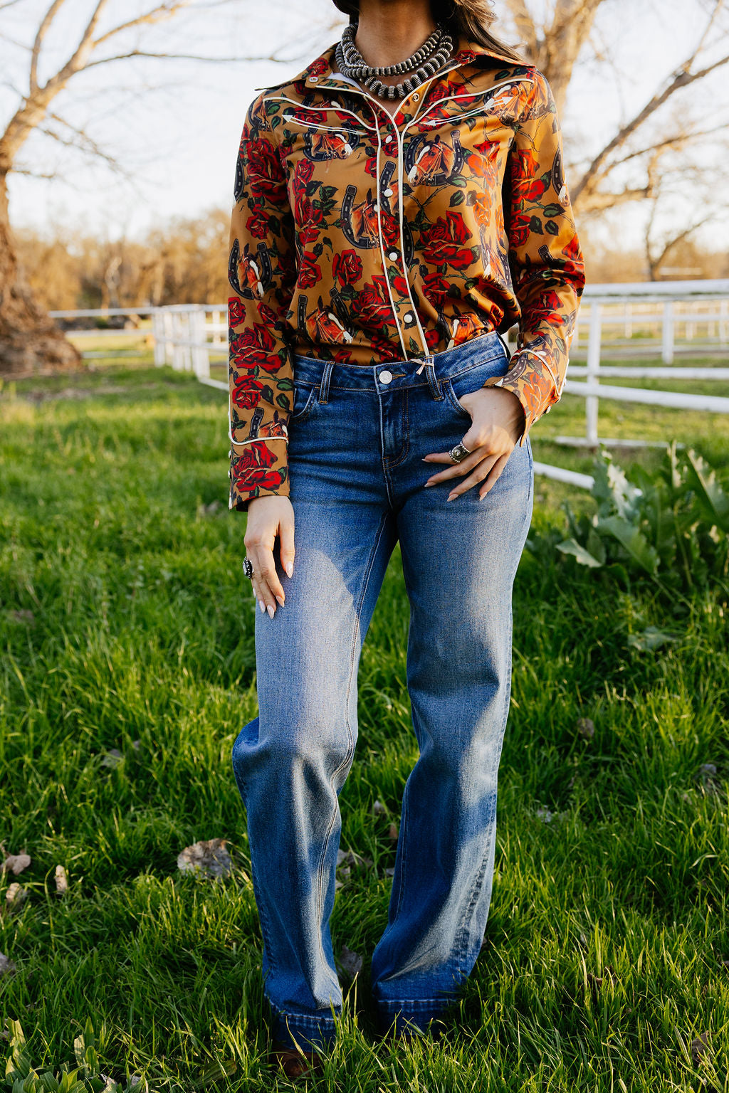 Rodeo Rose Cowboy Jeans