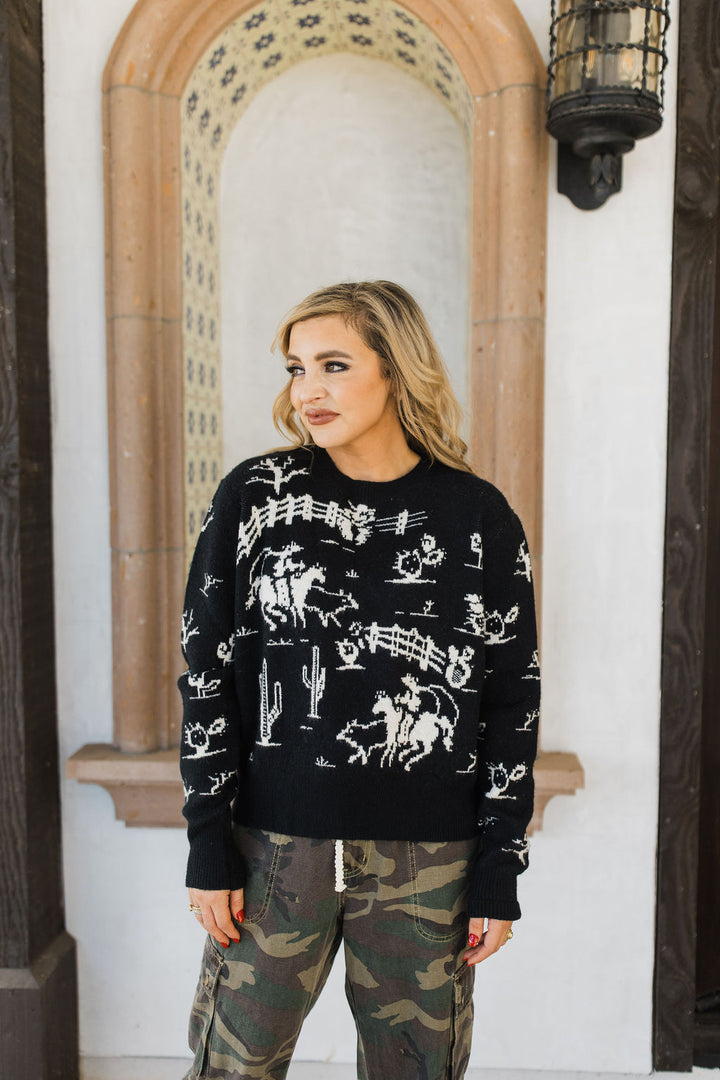 Black Rancho Freeman Sweater