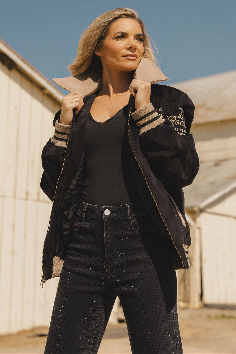 Pre-Order: Black Corduroy NFR Jacket