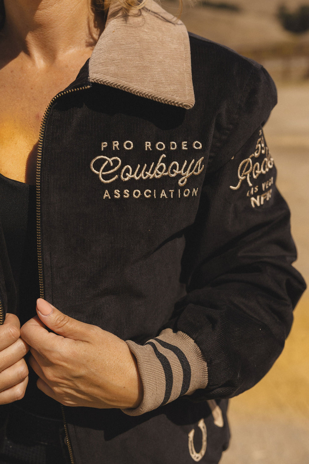 Pre-Order: Black Corduroy NFR Jacket