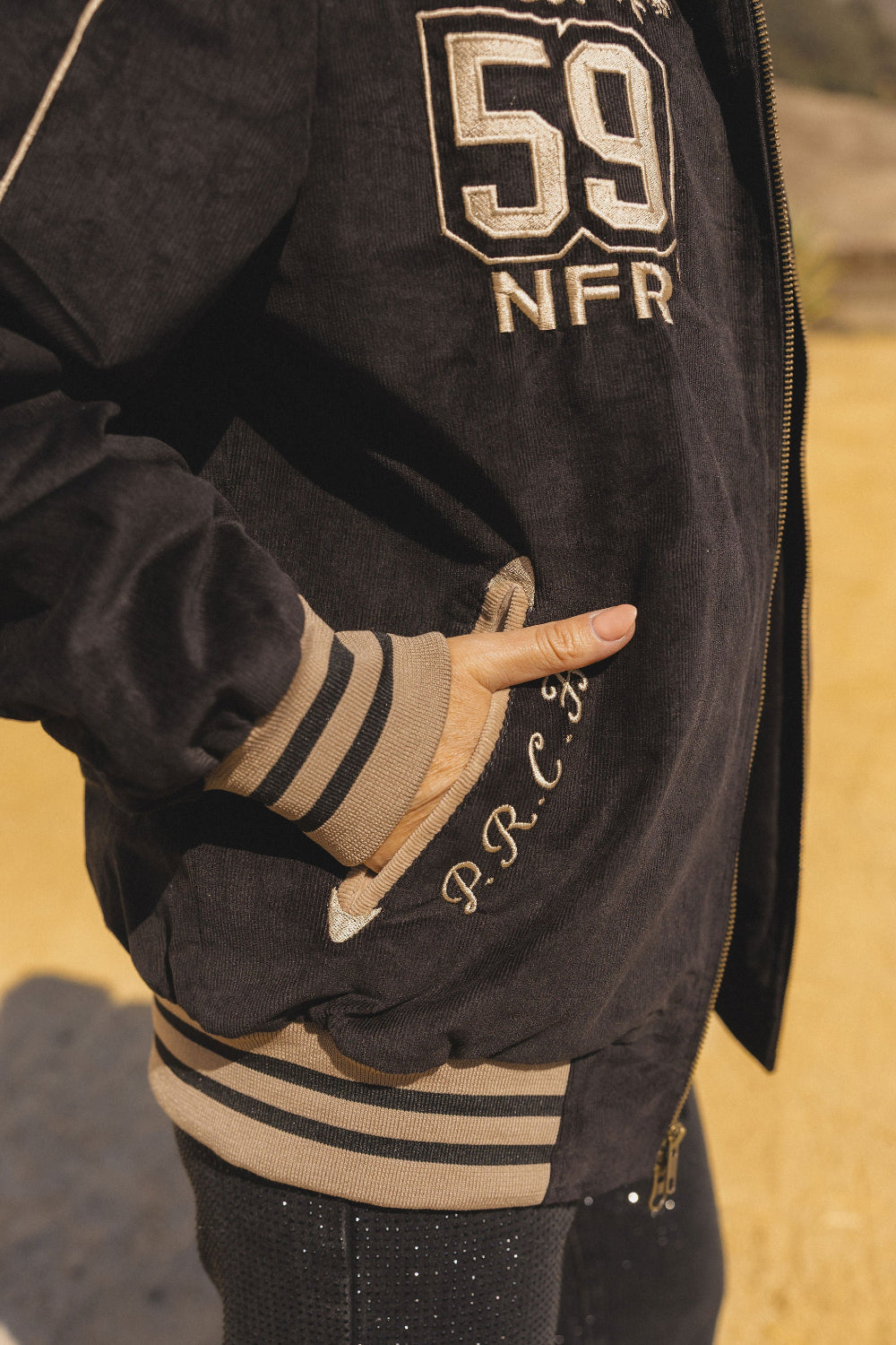 Pre-Order: Black Corduroy NFR Jacket