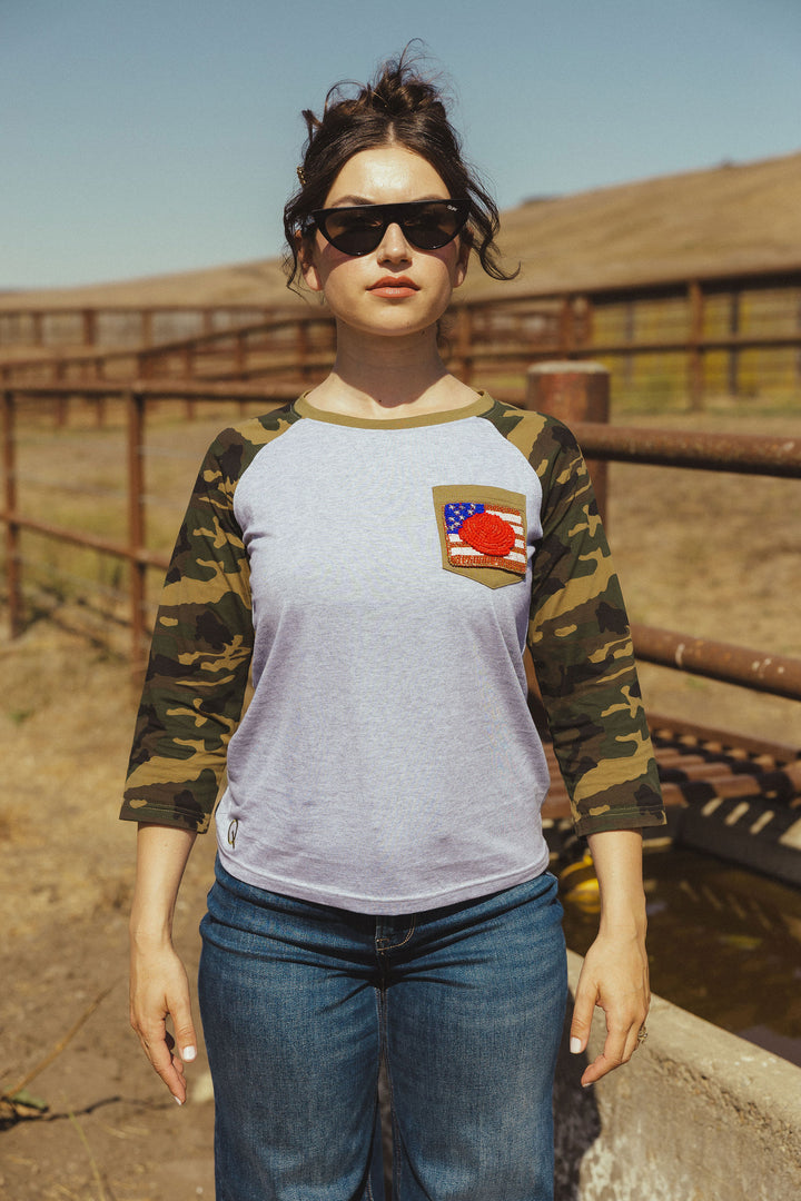 All-American Darling Baseball Tee