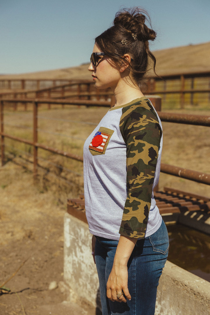 All-American Darling Baseball Tee