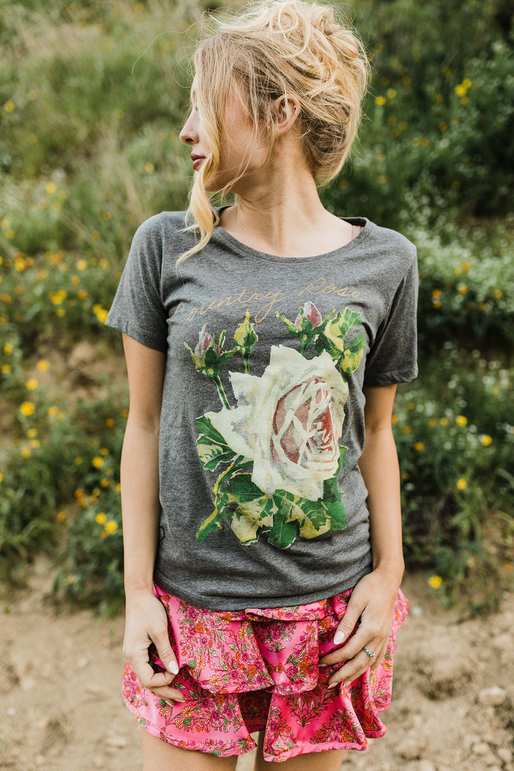 Country Rose Sparkle Tee