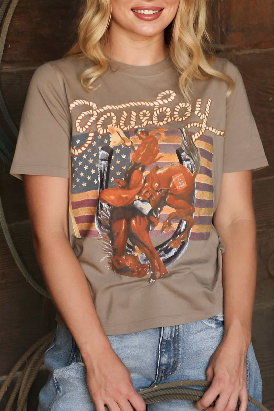 Cowboys Love America Tee