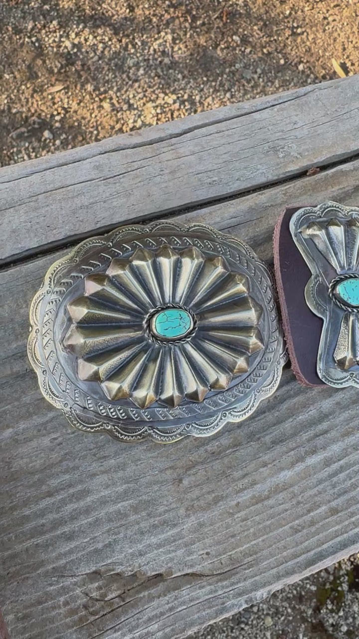 Turquoise Tallulah Concho Belt