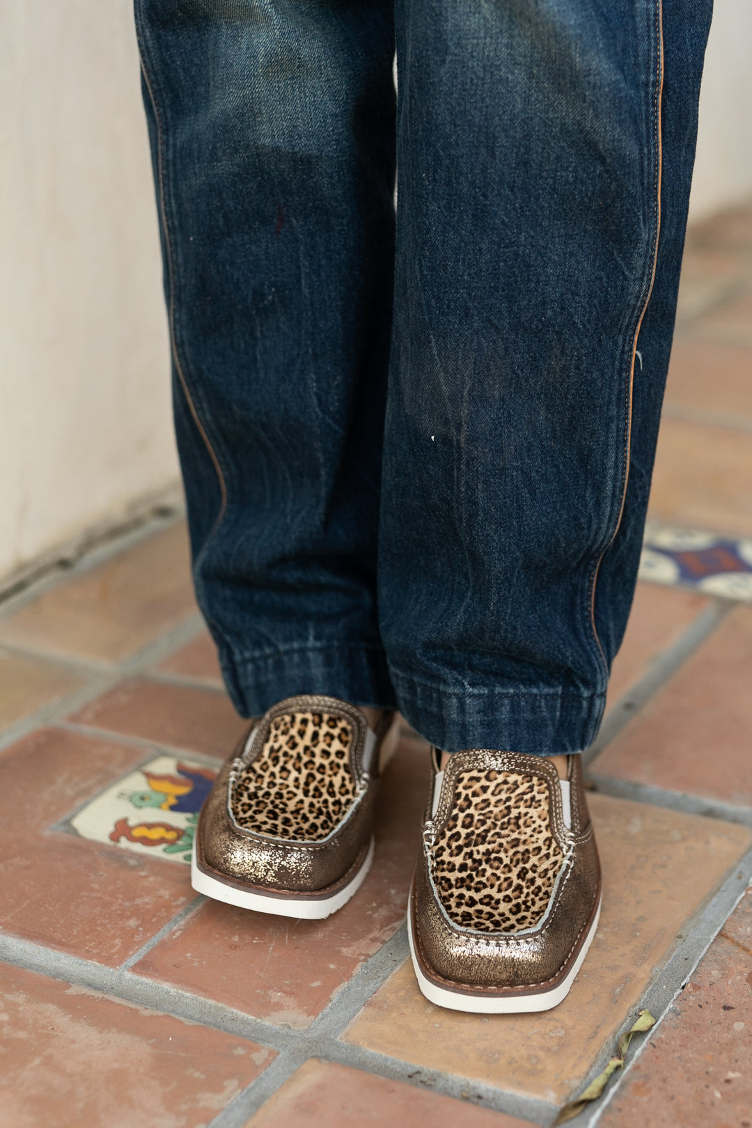 Gold Metallic Leopard Cruiser