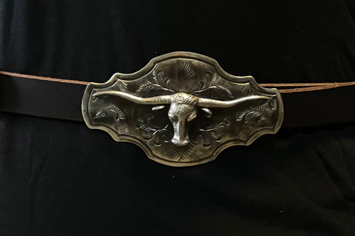 Outlaw Longhorn Concho Belt